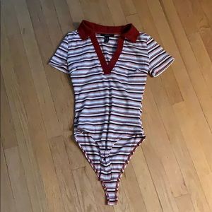 Striped- Colored Body Suit